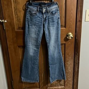Aeropostale Low Rise Flare Jeans